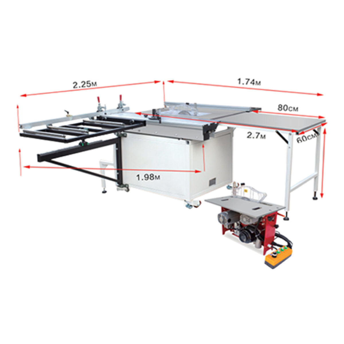 Máy Cưa Bàn Trượt Gấp Gọn HC-400