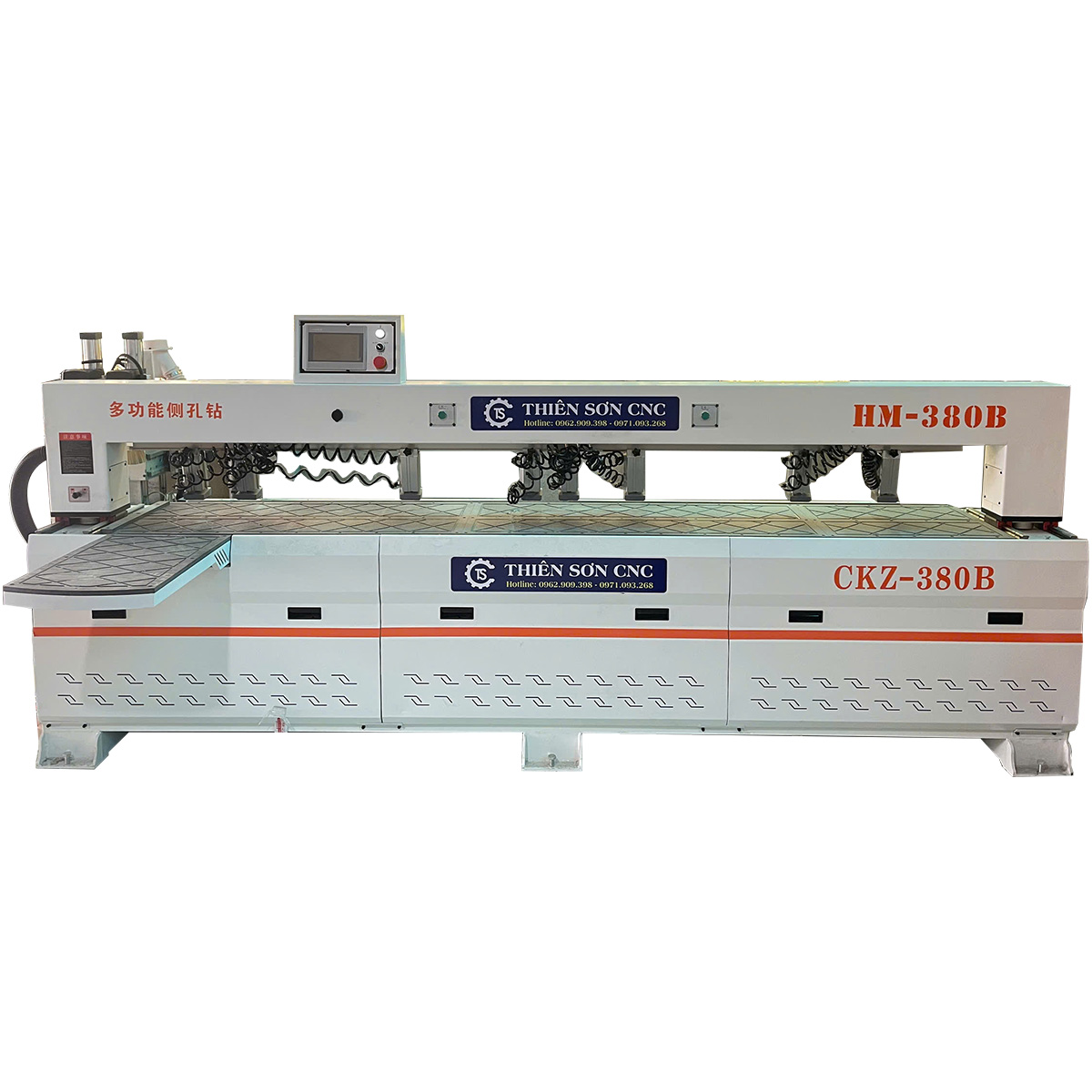Máy Khoan Ngang Laser 4 Đầu 2 Phương có trục Z