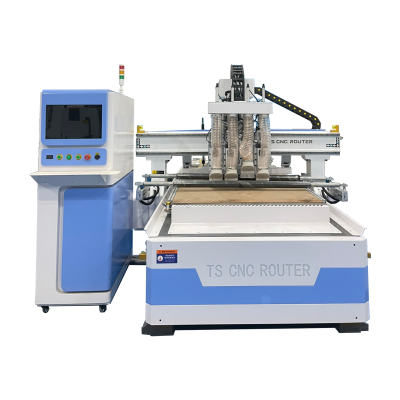 Máy CNC 4 Đầu -Có gắp phôi ,Gạt phôi , Có lô tỳ điện , Chốt định vị, Set dao