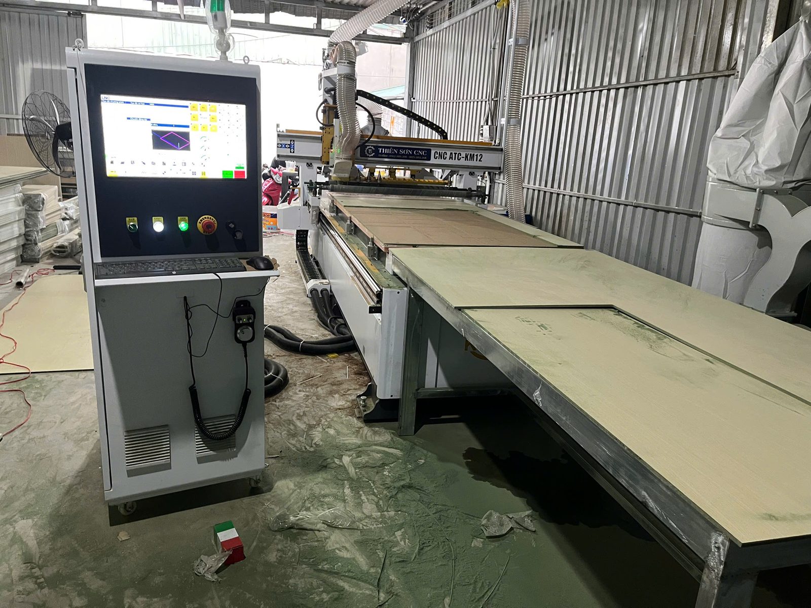 Máy CNC ATC 12 dao cho xưởng nội thất