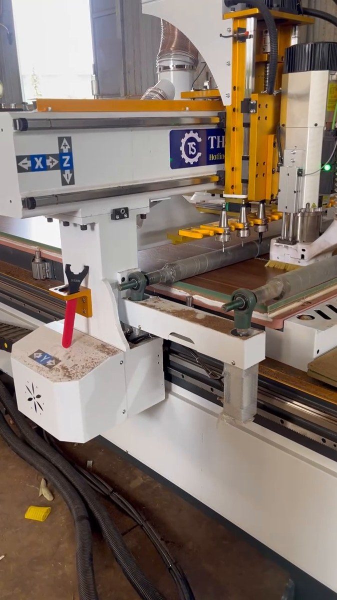 bảo dưỡng máy CNC ATC khi chạy thử