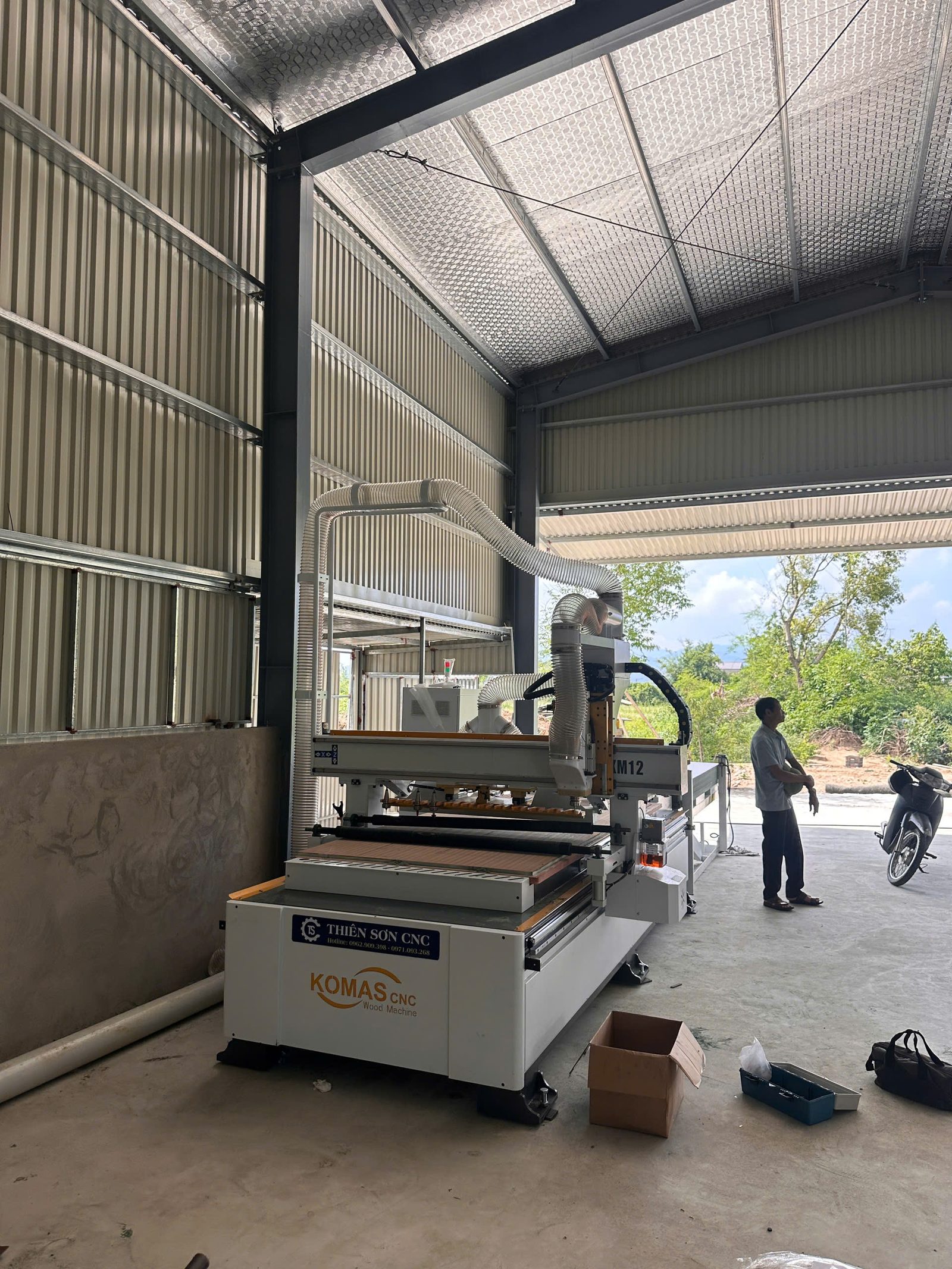 báo giá máy CNC làm tủ bếp hình ảnh thực tế
