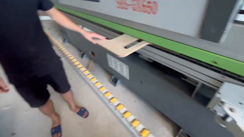 test máy dán cạnh cũ trước khi mua hình ảnh thực tế