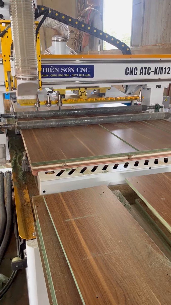 CNC ATC đổi nhiều dao hình thực tế