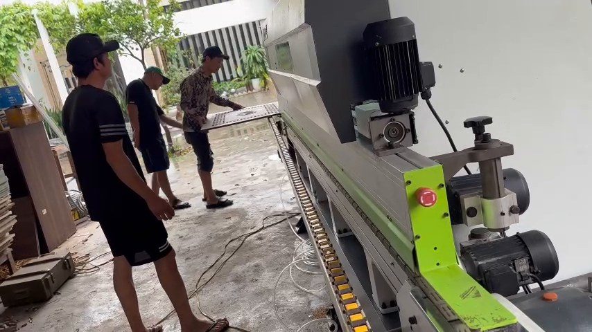 mua máy dán cạnh 6 chức năng cũ khi chạy thử