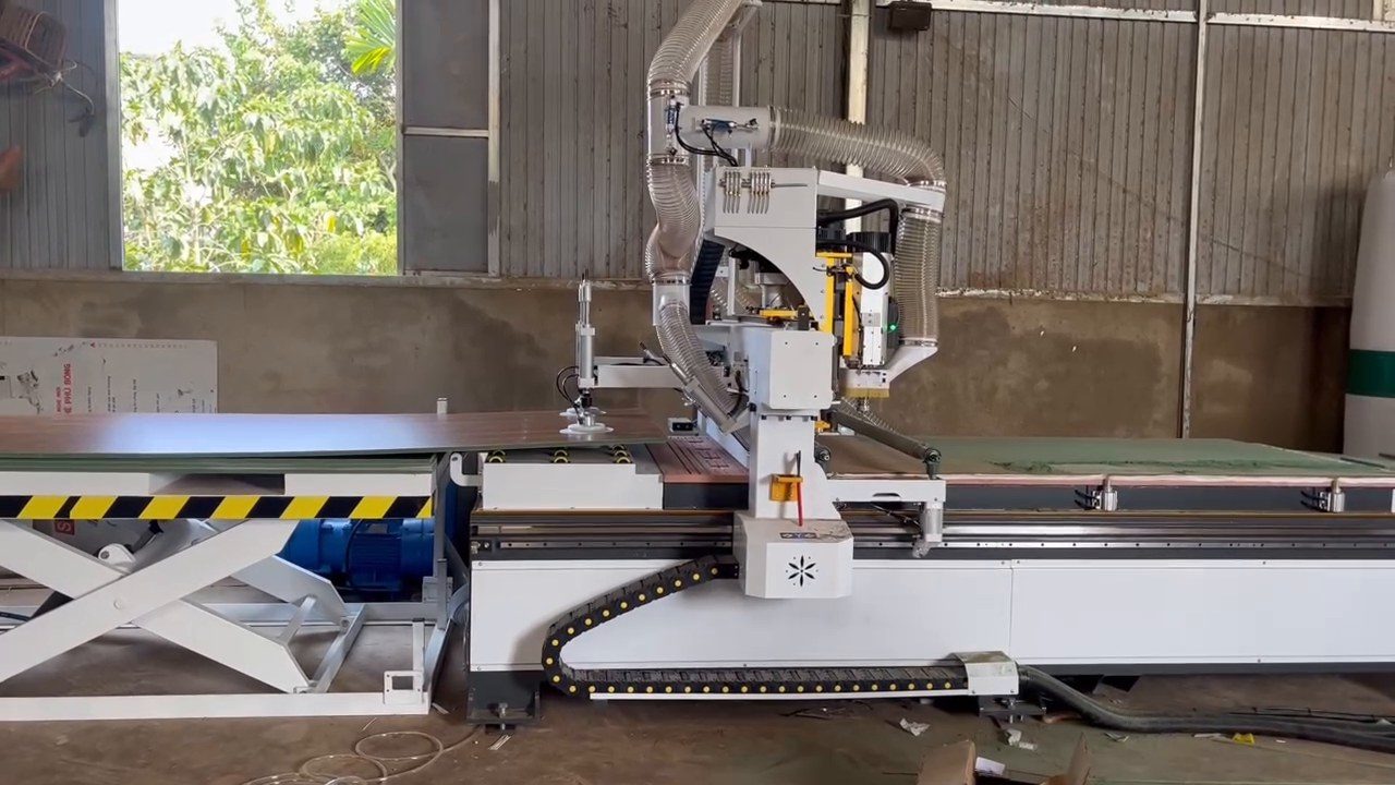 Hải Phòng xưởng nội thất nên chọn máy CNC 1 đầu hay CNC ATC?