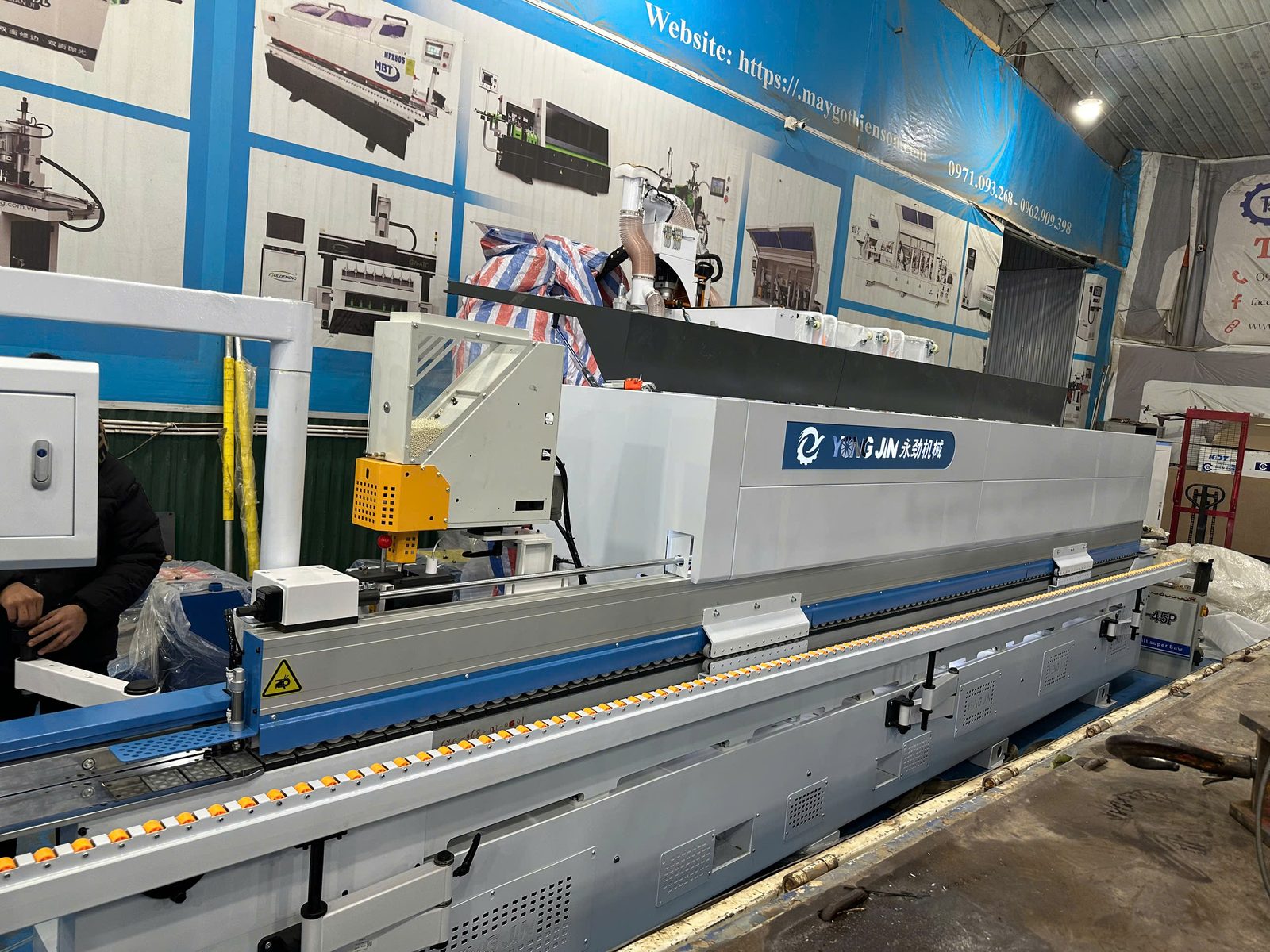 máy dán cạnh 7 chức năng giá bao nhiêu hình ảnh thực tế