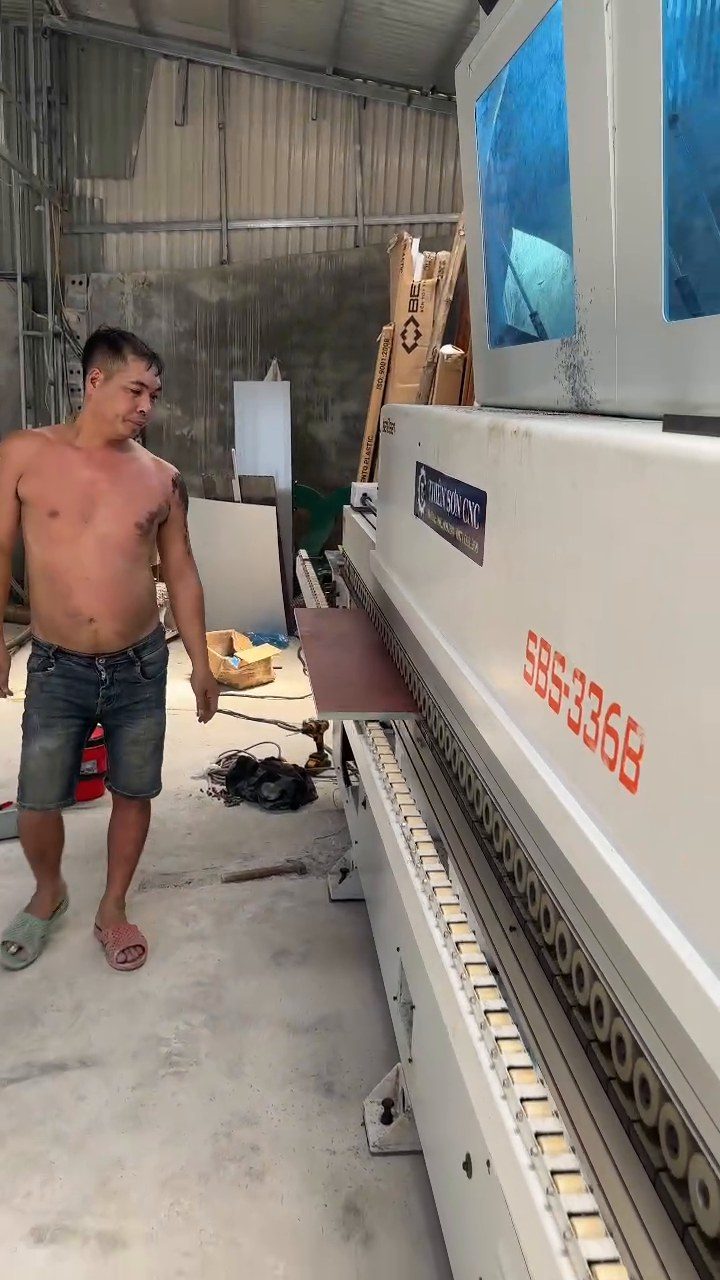 máy dán cạnh bị hở keo do đâu thông số máy