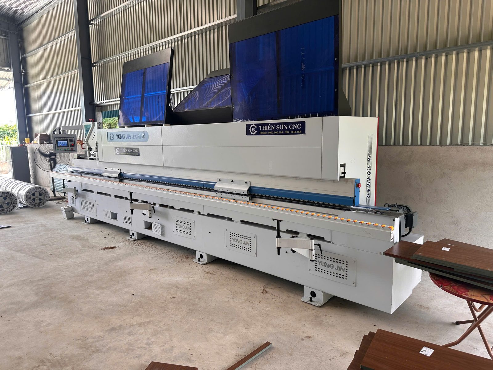máy nén khí cho máy dán cạnh chọn 70L 120L hay 200L hình ảnh thực tế