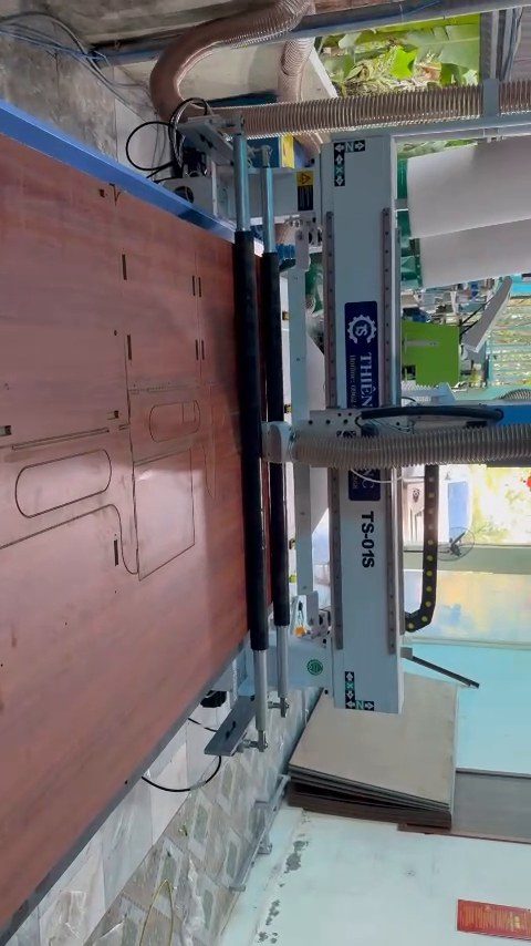 Thanh Hóa làm MDF chống ẩm chọn dao CNC và hút bụi hình ảnh thực tế