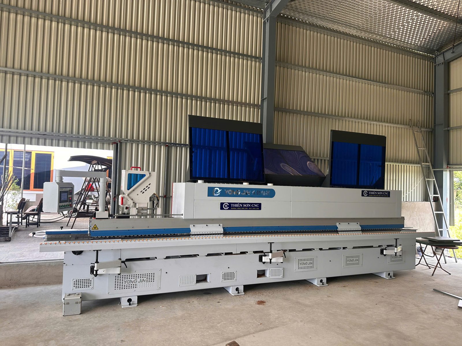 xưởng nội thất dùng điện 1 pha có chạy được máy dán cạnh không hình ảnh thực tế
